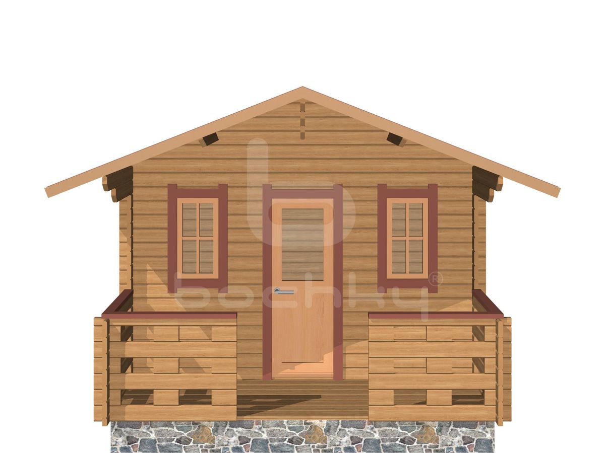 Country house "Tamsalu" with a porch 4x3.8m - Image 7