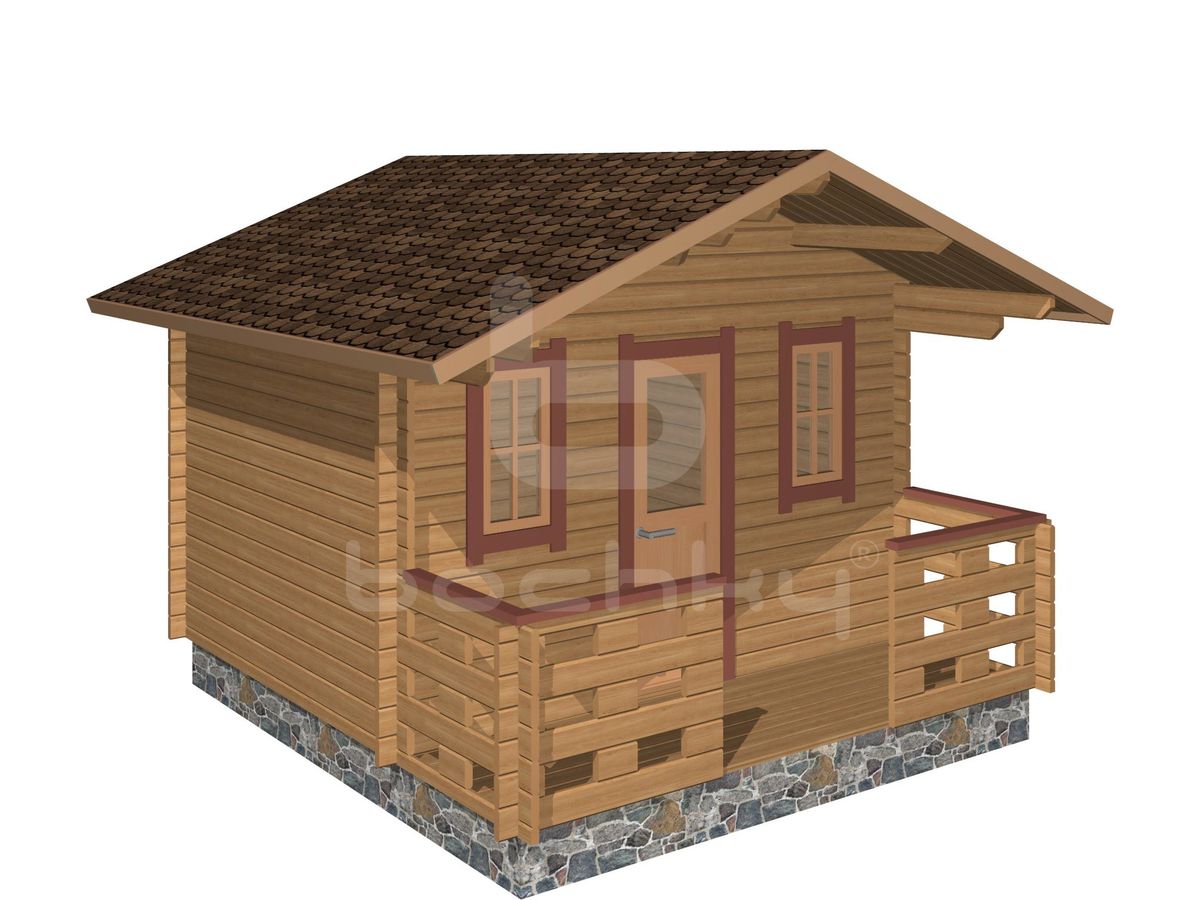 Country house "Tamsalu" with a porch 4x3.8m - Image 6