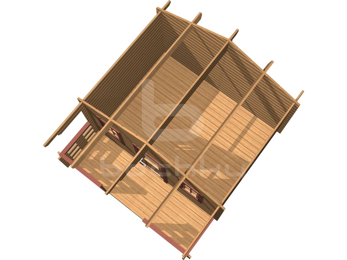 Country house "Tamsalu" with a porch 4x3.8m - Image 8