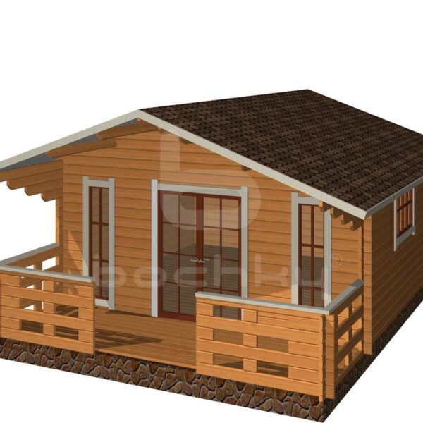 Country house "Haapsalu" with a porch 6x5m