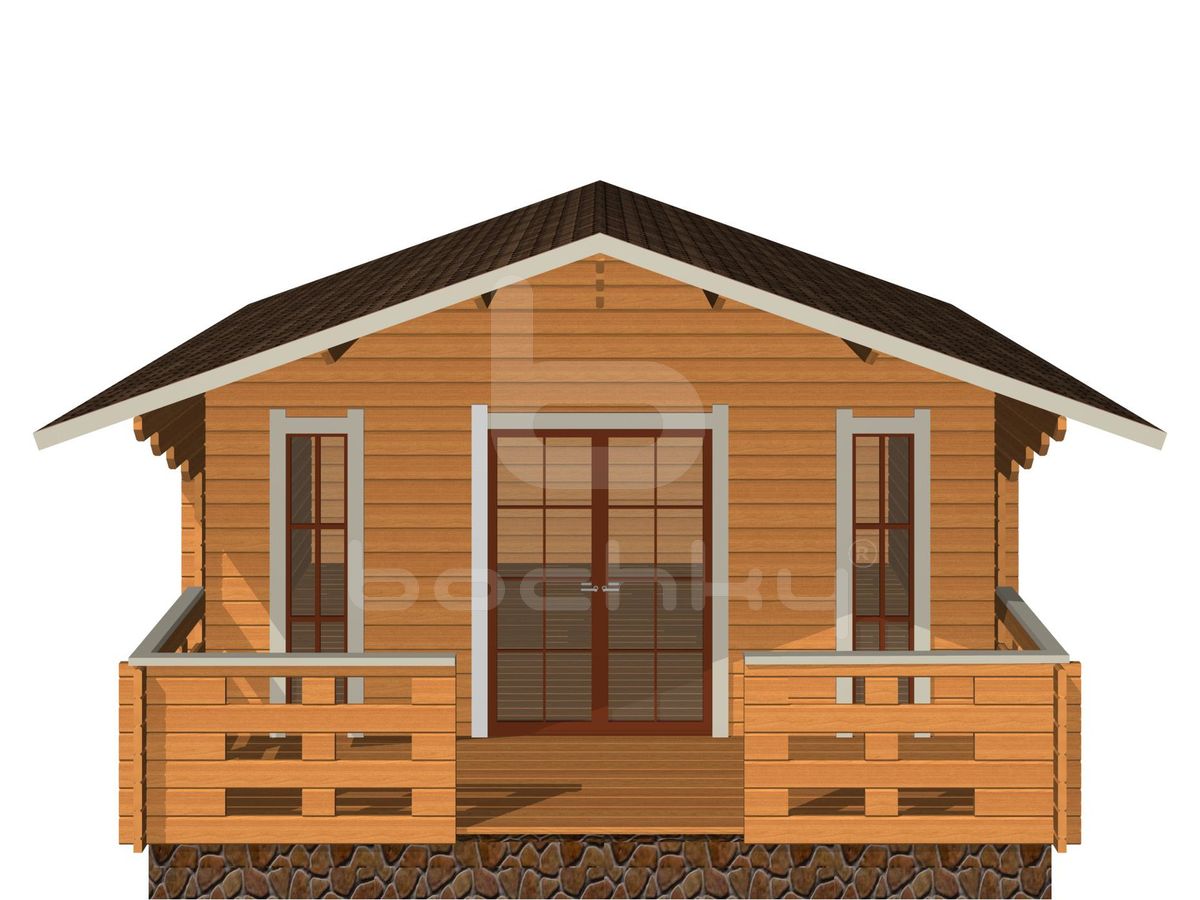 Country house "Haapsalu" with a porch 6x5m - Image 8