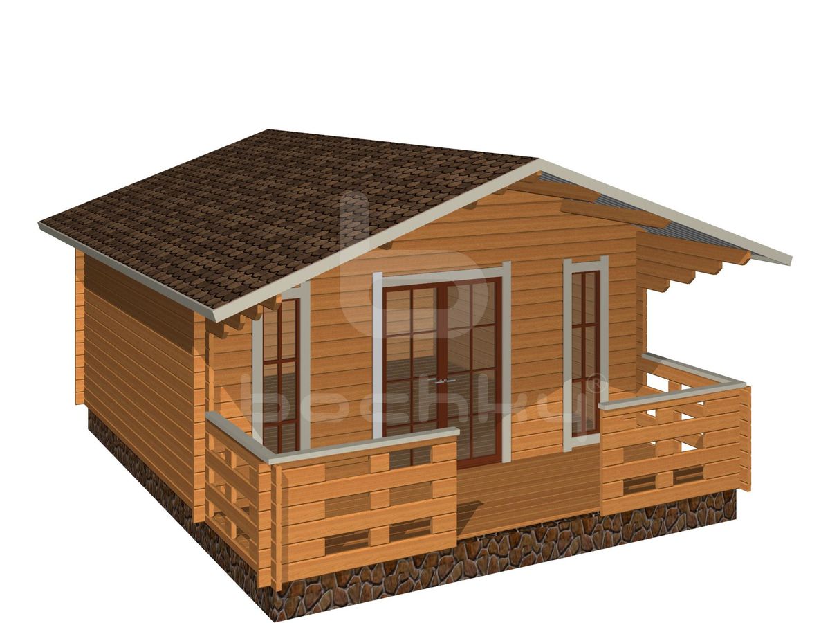 Country house "Haapsalu" with a porch 6x5m - Image 7