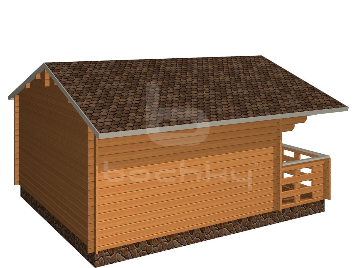 Country house "Haapsalu" with a porch 6x5m - Image 5