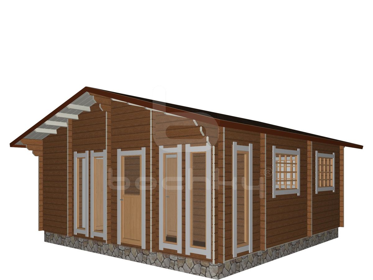 Country house "Harvey" 6x6m